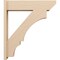 Ekena Millwork 7 1/2-in W x 30-in D x 34-in H Balboa Slat Rough Cedar Woodgrain TimberThane Outlooker, Primed Tan OUTUR075X30X34BOA24RCPR - alternate 5